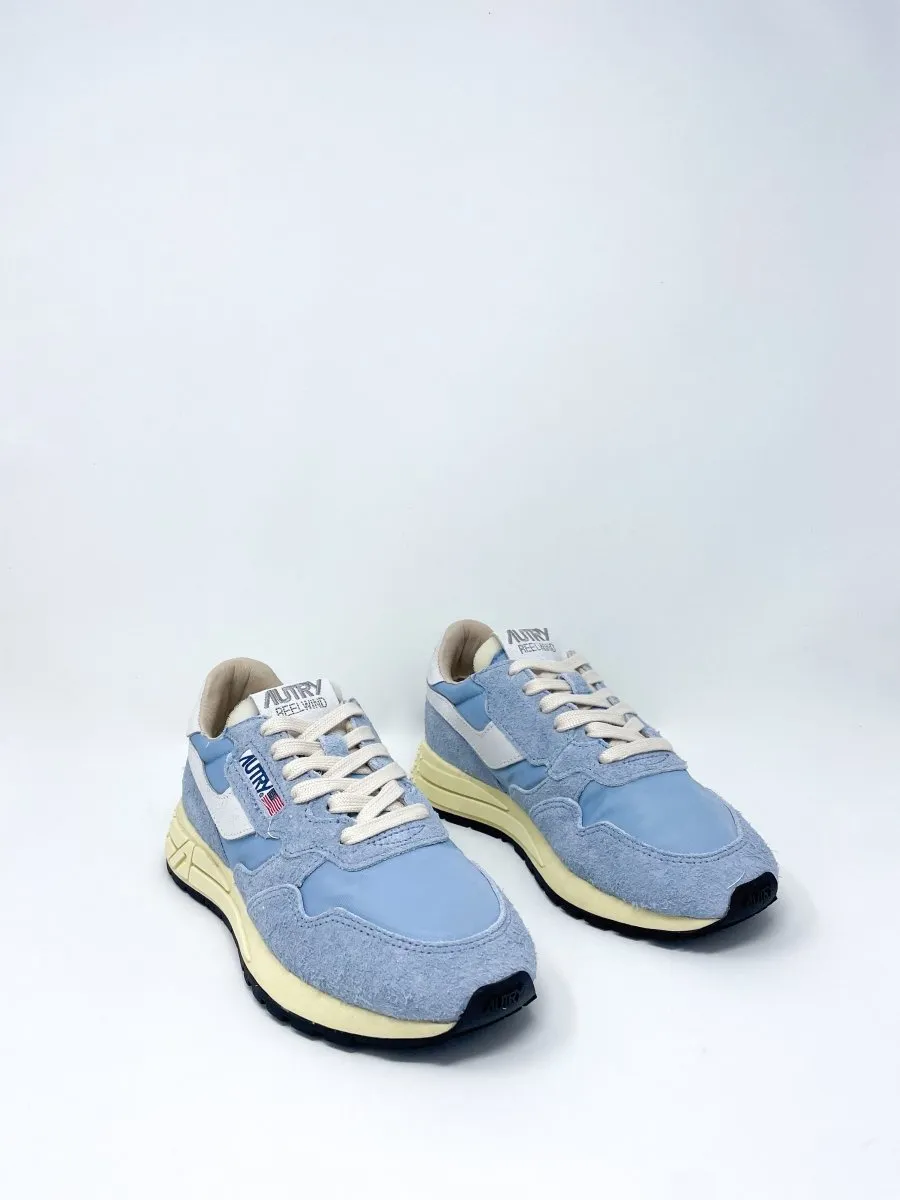 Reelwind Low Sneakers Nylon Suede White/Blue