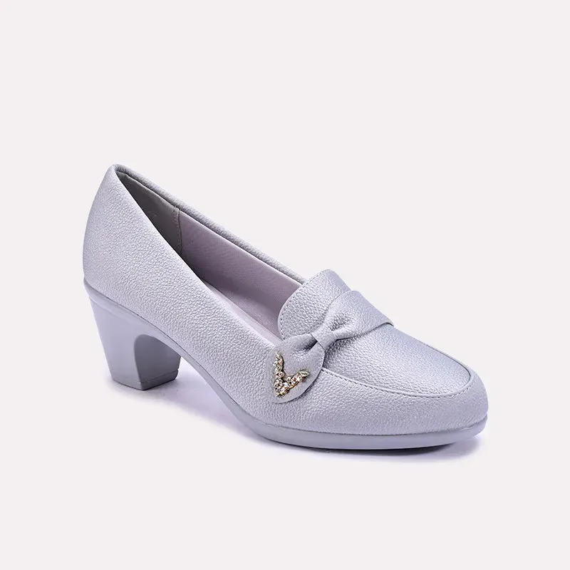 Sabine Silver Casual Court Shoes 0431307