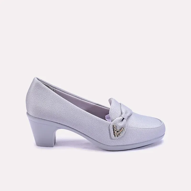 Sabine Silver Casual Court Shoes 0431307