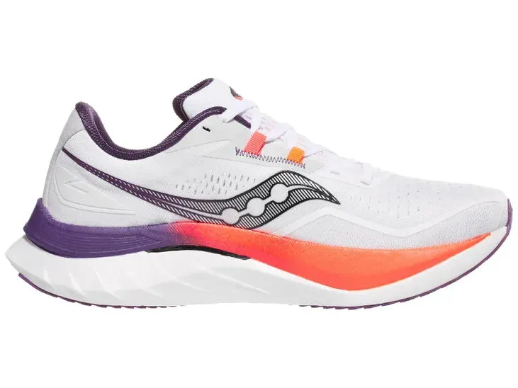 Saucony | Endorphin Speed 4 | Men's | White/Vizi Orange