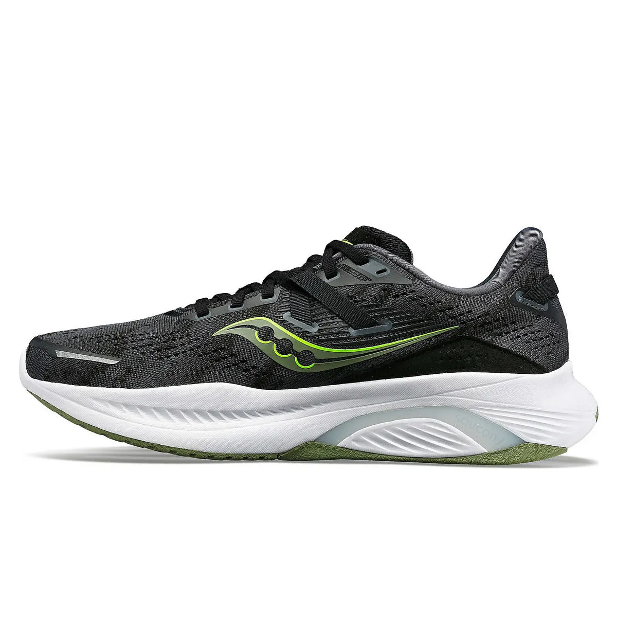 Saucony Guide 16 Mens | Black/glade