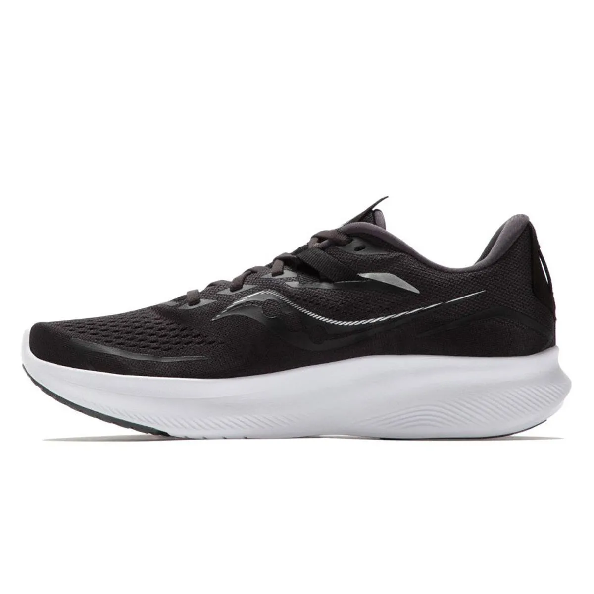 Saucony Ride 15 Mens | Black/white