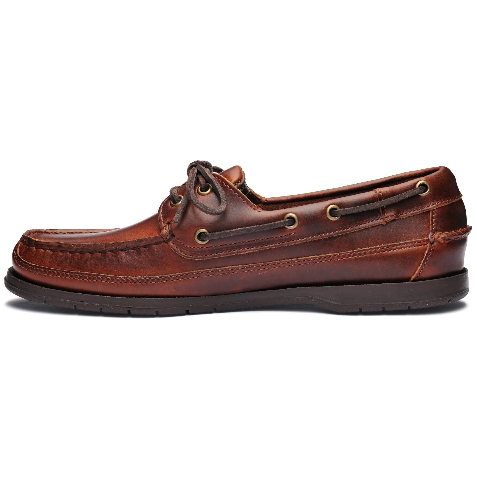 SEBAGO SCHOONER BROWN DOCKSIDE