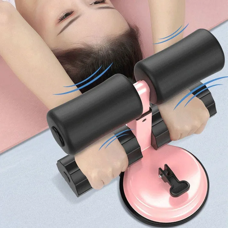 Sit-Up Aid Exercise Abdominal Fitness Device, Specification: Pink Double Suction Cup