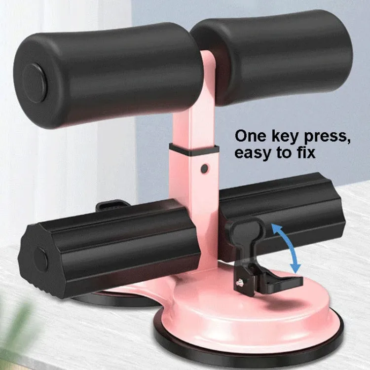 Sit-Up Aid Exercise Abdominal Fitness Device, Specification: Pink Double Suction Cup