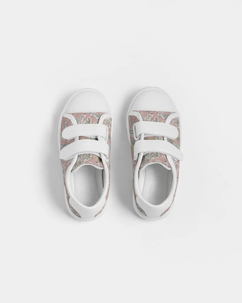 SMF Pineapple Floral Kids Velcro Sneaker