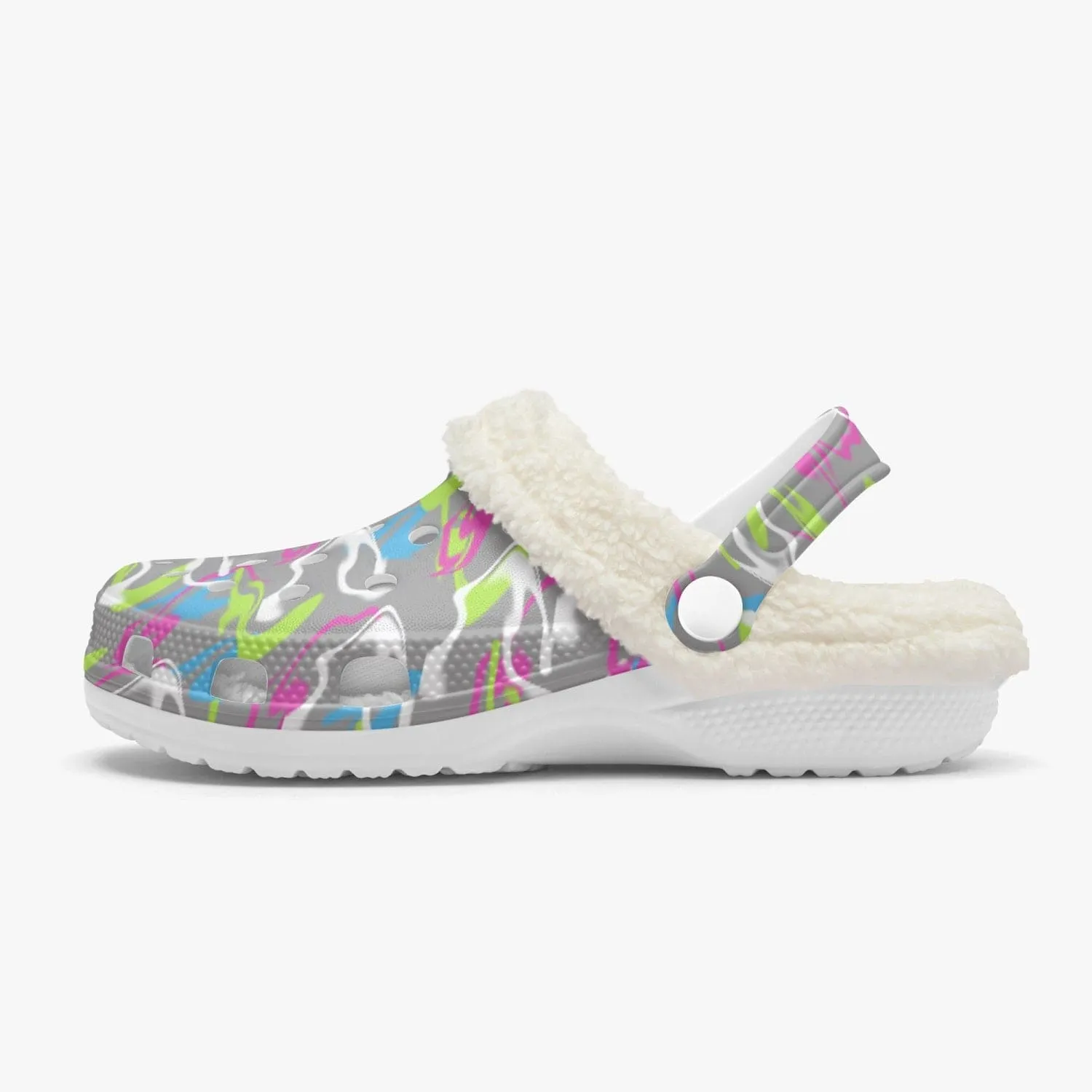 Splatter Women's Fluff Lined Clogs