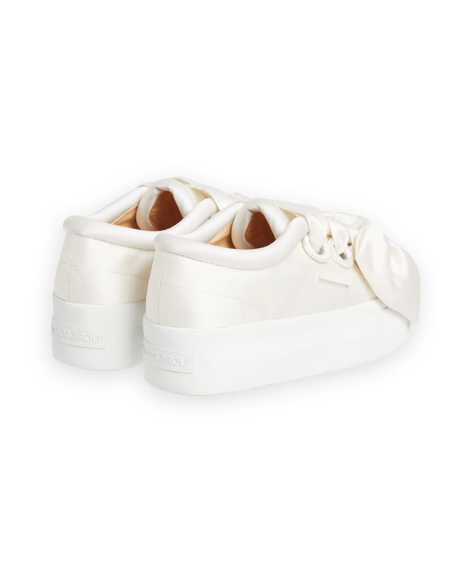 SUPERGA SATIN BOW SNEAKER