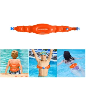 Swimming Auxiliary Belt Inflatable High Buoyancy Floaties for Swim Learning Beginners, Size:  L