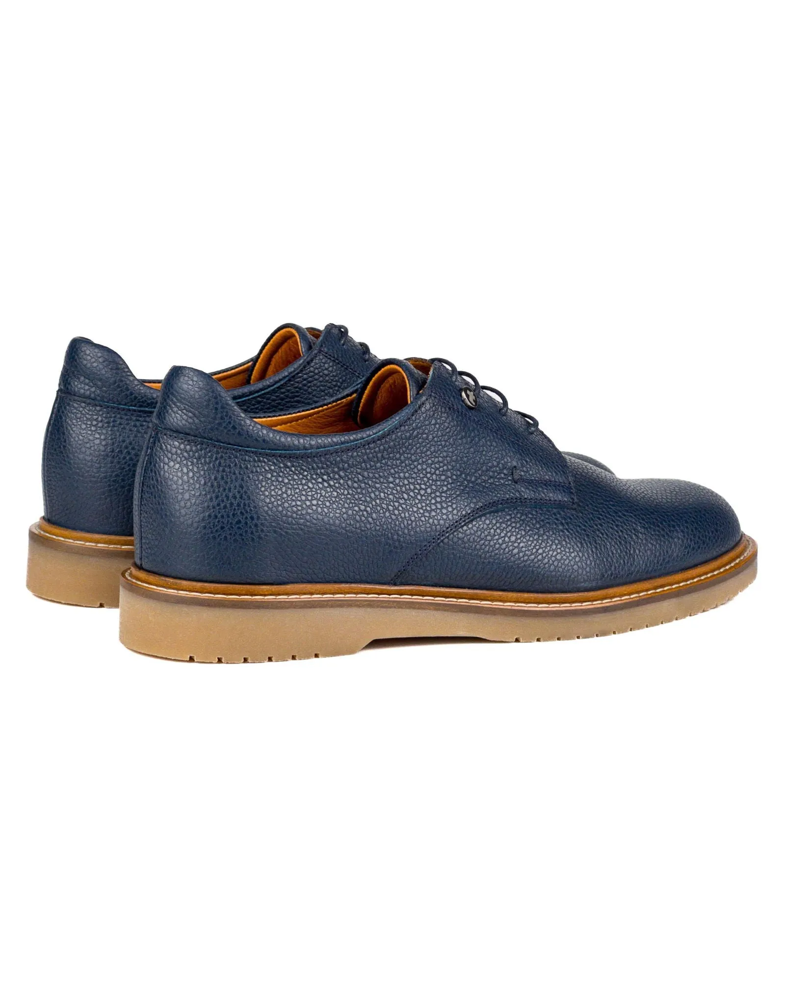 T-Dara Navy Genuine Floater Leather Casual Men's Shoes