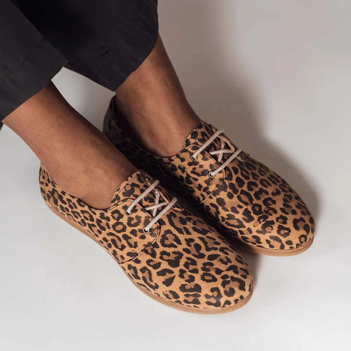 The Eyelet Oxford 2.0 Leopard Nubuck