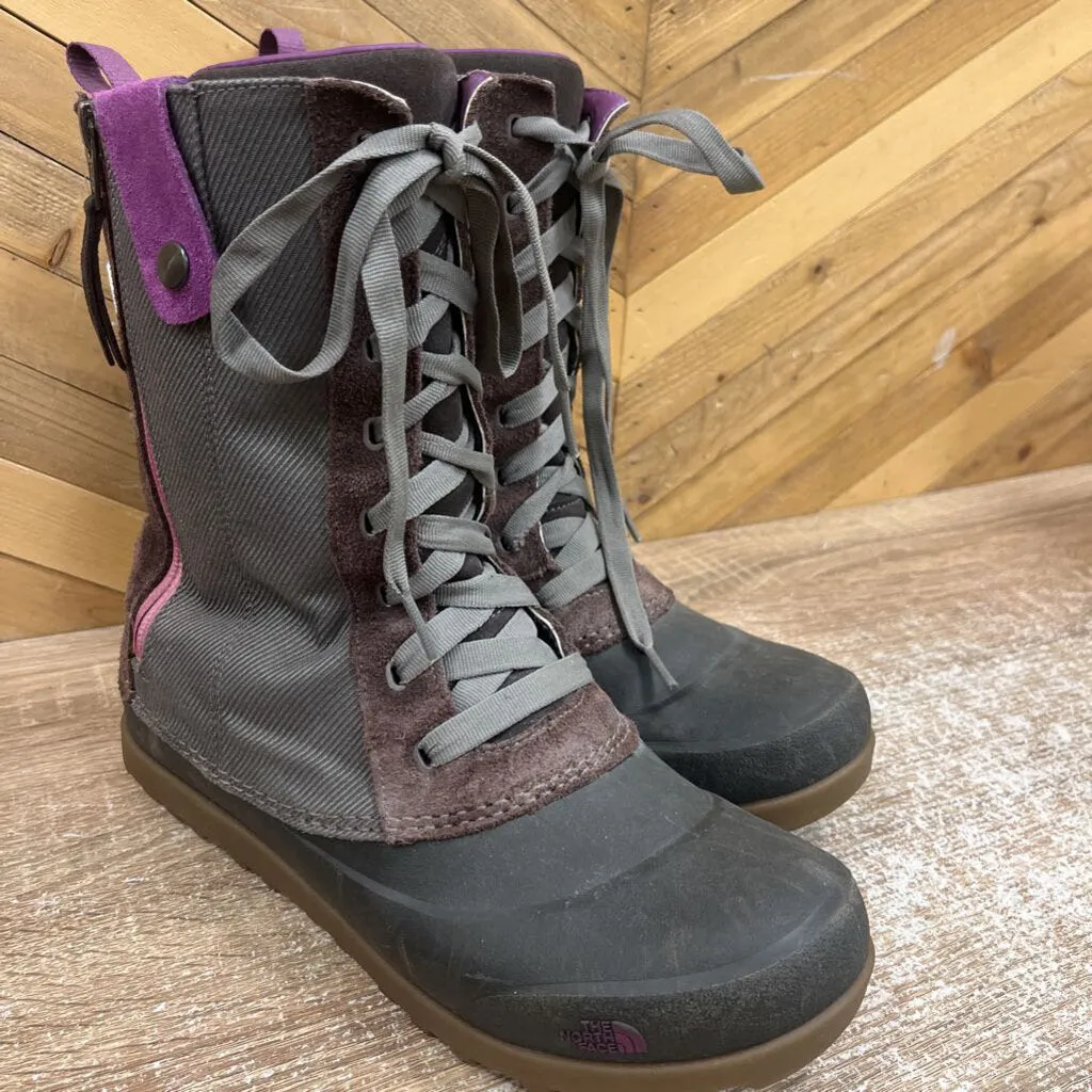 The North Face - Women's Adapta Dual-Climate Boots: Brown/Purple-women-8