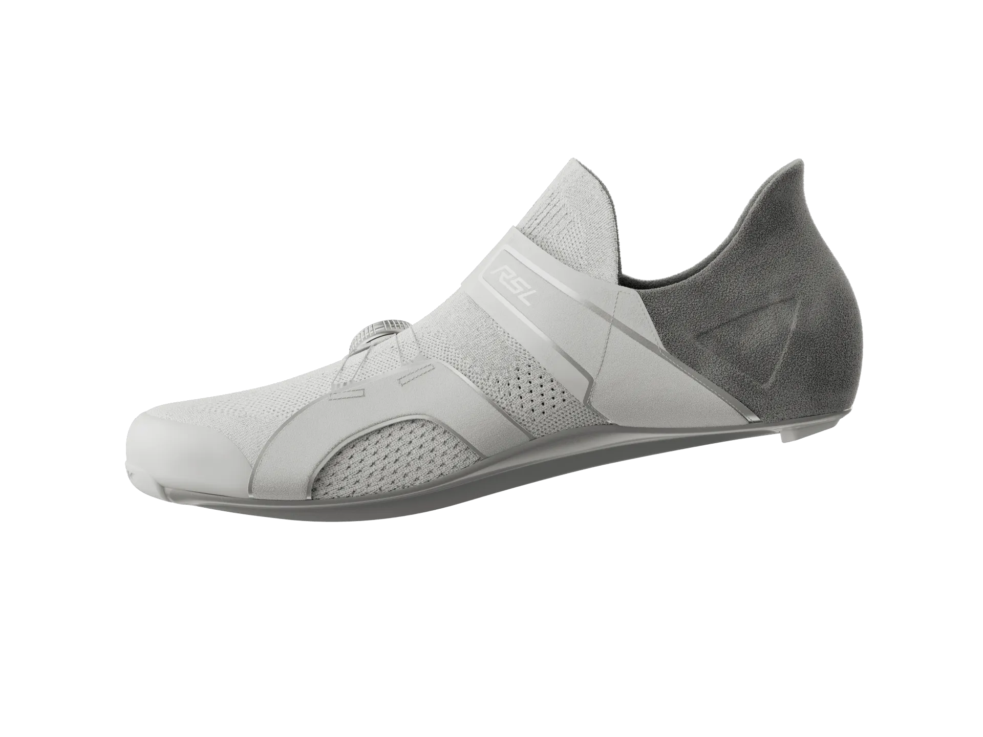 Trek RSL Knit Road Cycling Shoes WHITE/SILVER