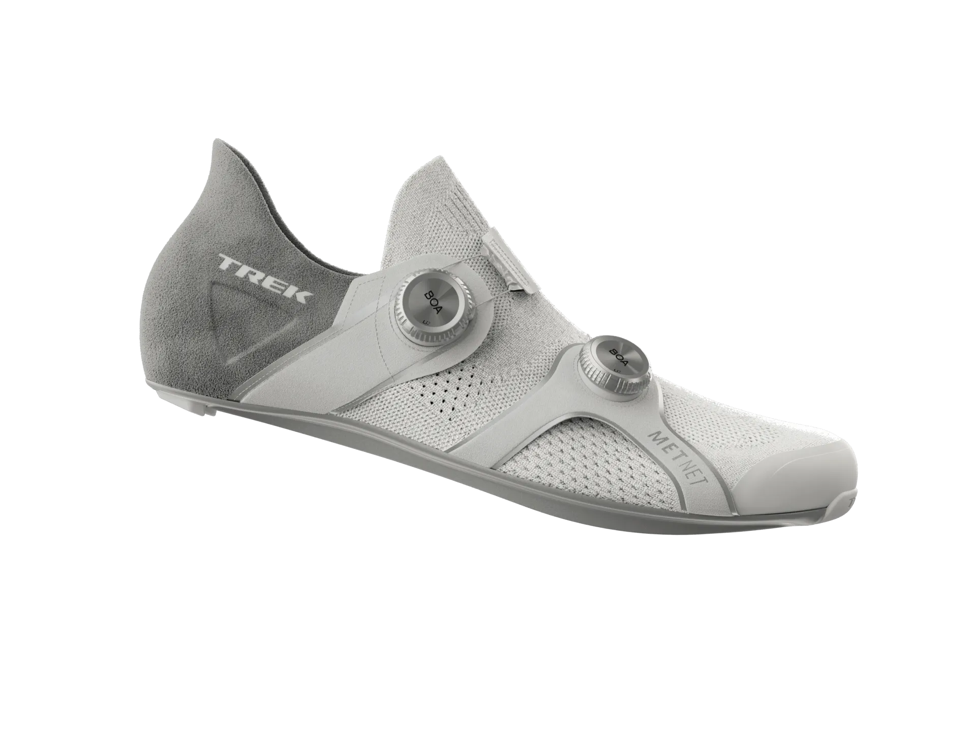 Trek RSL Knit Road Cycling Shoes WHITE/SILVER