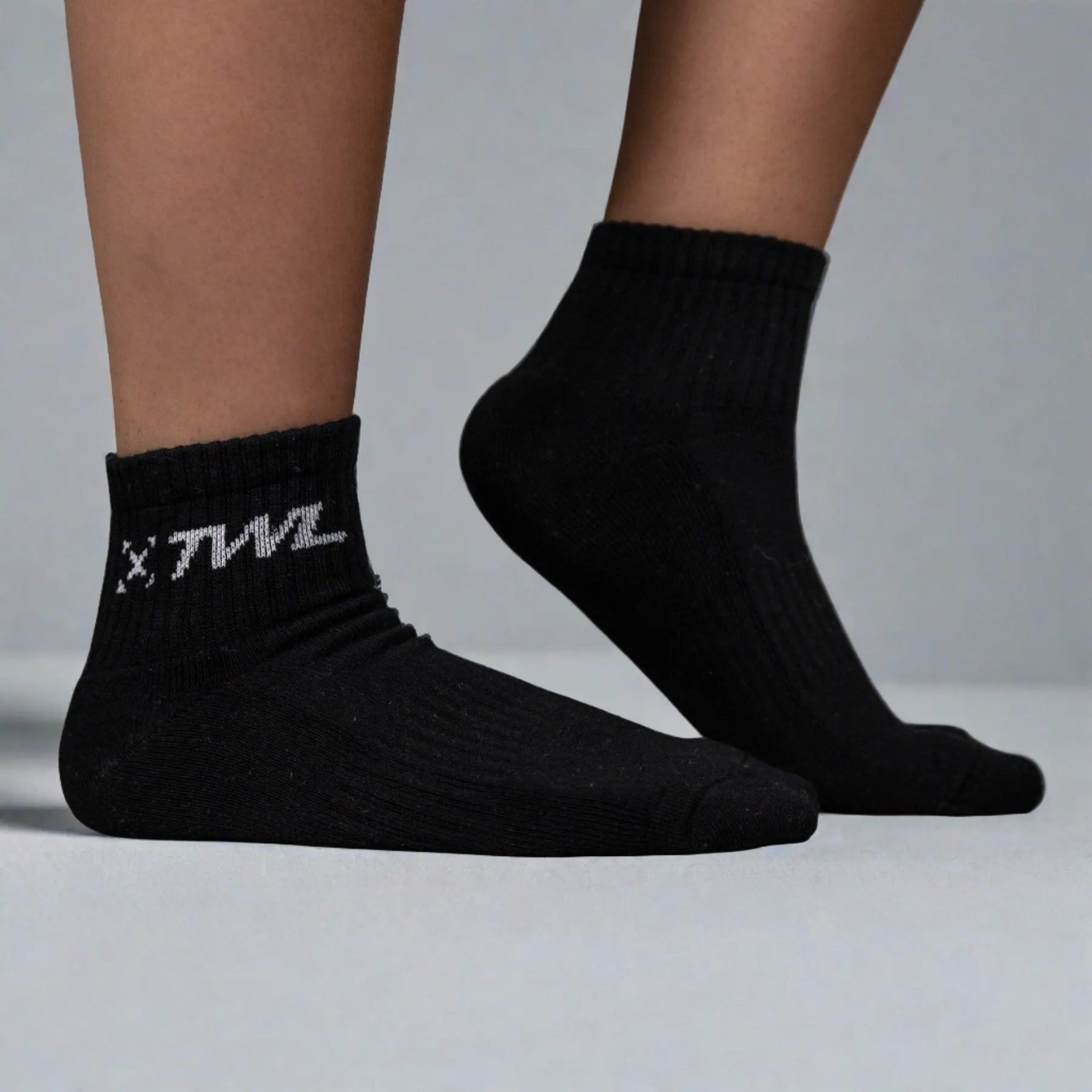 TWL - EVERYDAY ANKLE SOCKS - 3PK - BLACK/WHITE/CHARCOAL MARL