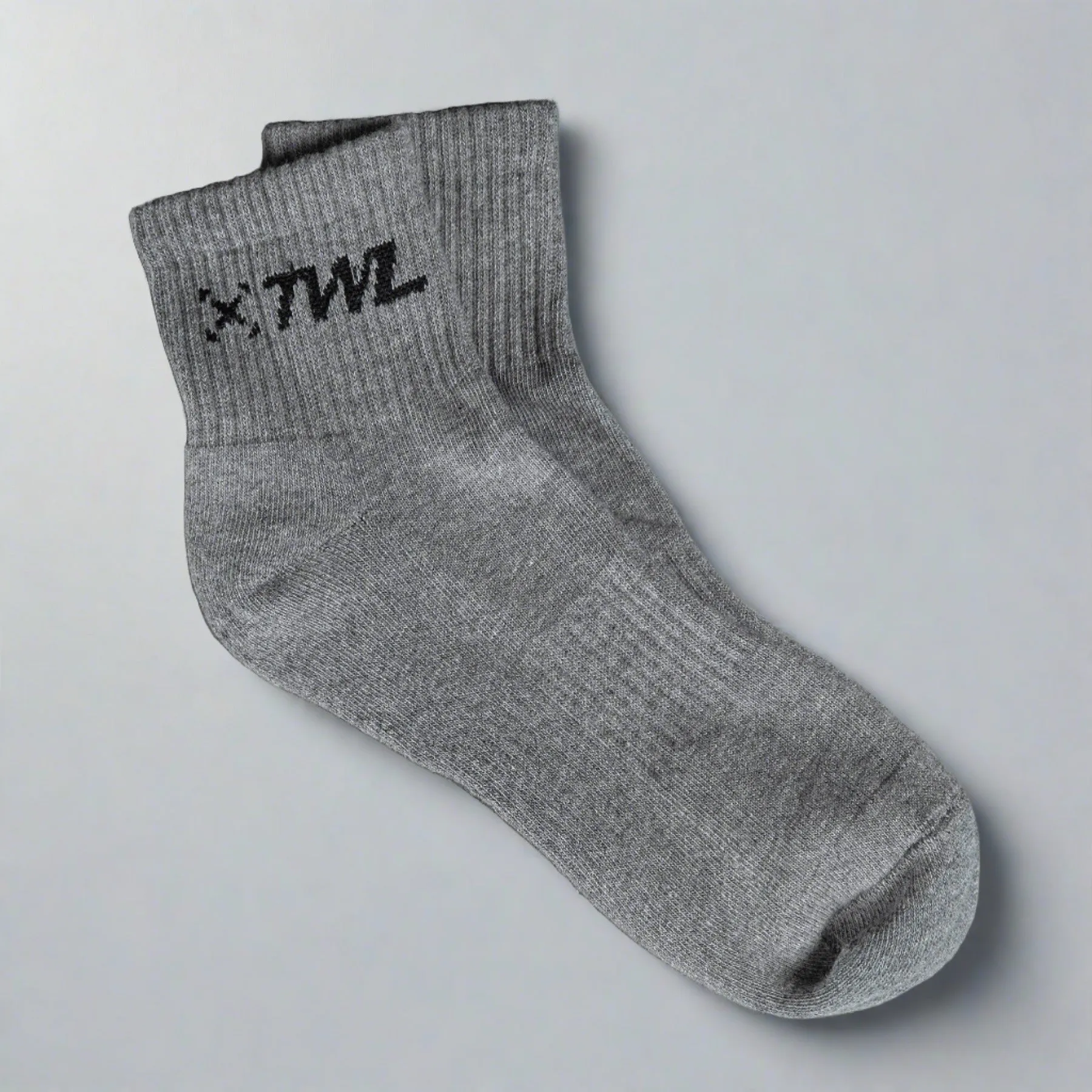 TWL - EVERYDAY ANKLE SOCKS - 3PK - BLACK/WHITE/CHARCOAL MARL