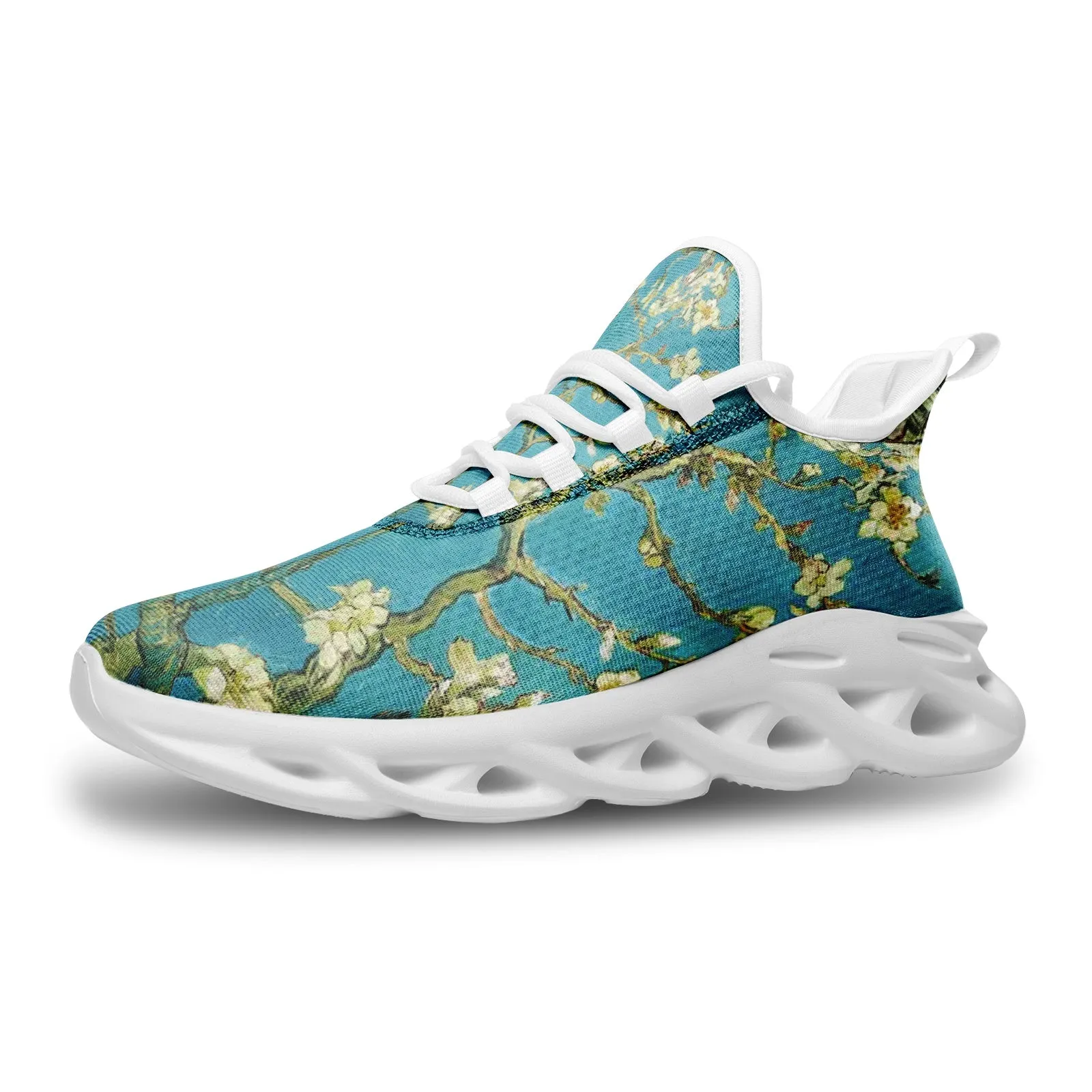 Van Gogh Almond Blossoms Unisex Bounce Mesh Knit Sneakers