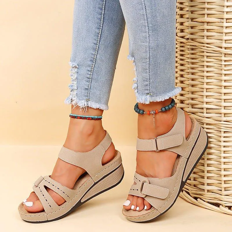 Wedge Heel Soft Thick Bottom Sandals