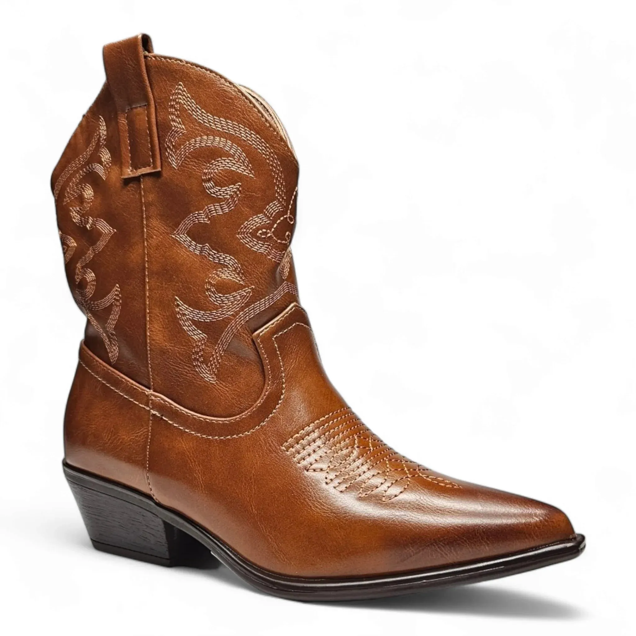 Willa Pointed Cowgirl Bootie