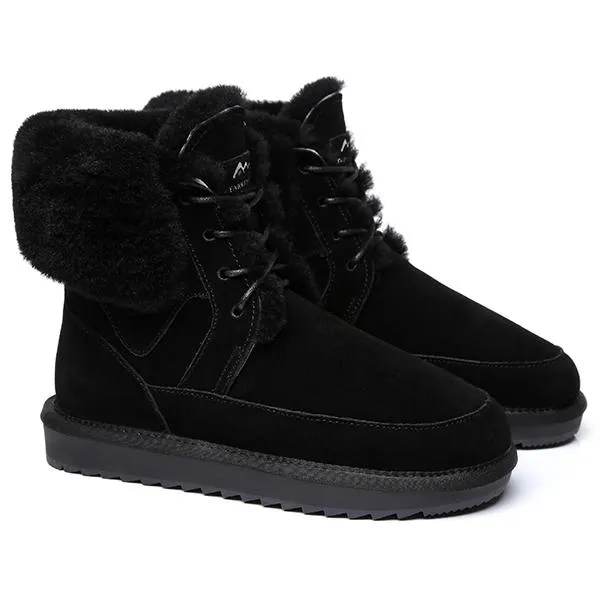 Winter Fashion Lace-Up Boots