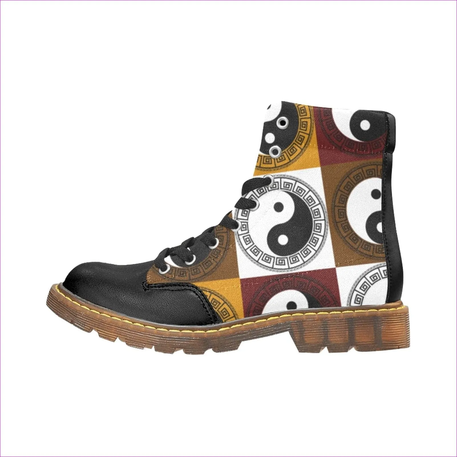 Yin & Yang Men's Round Toe Boot