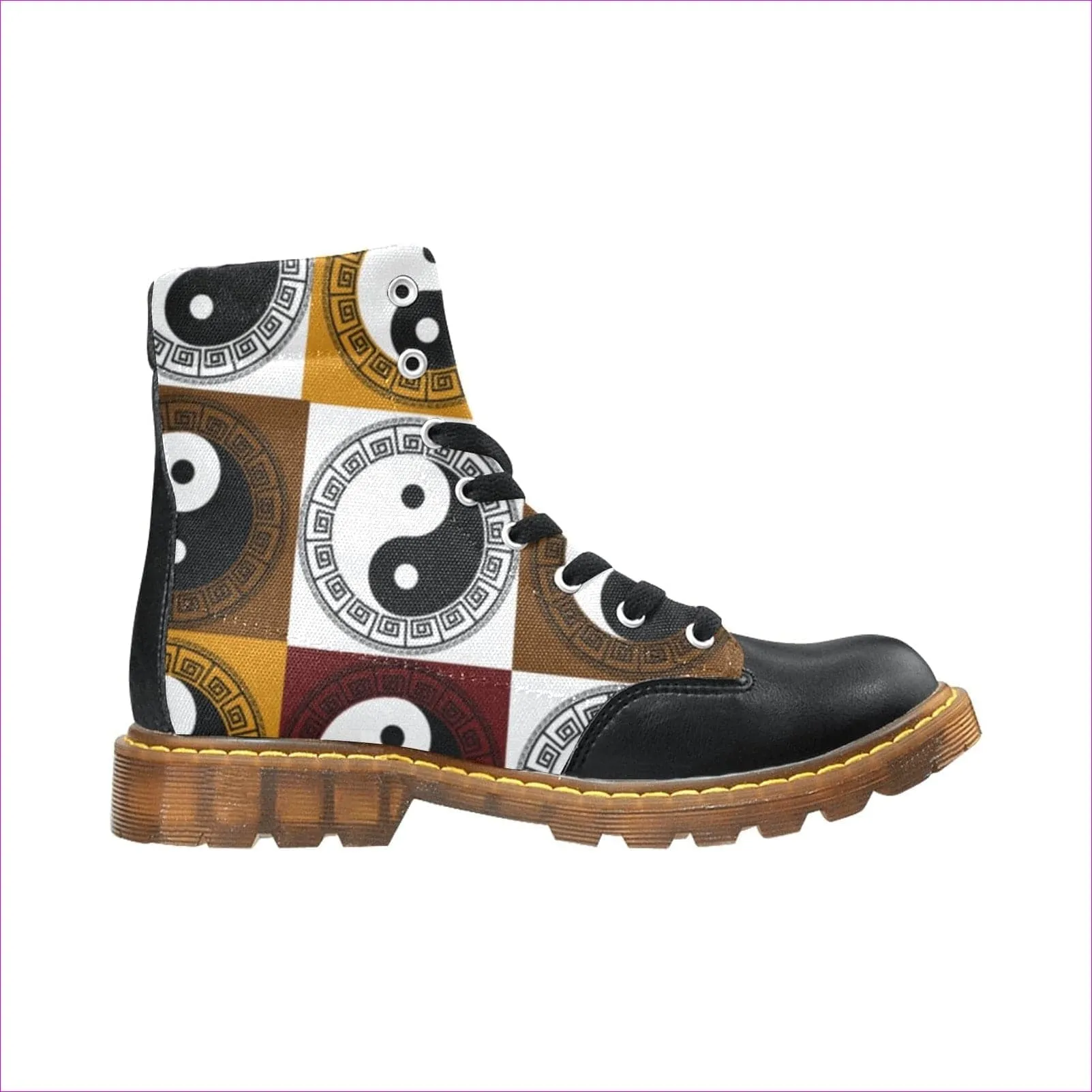 Yin & Yang Men's Round Toe Boot