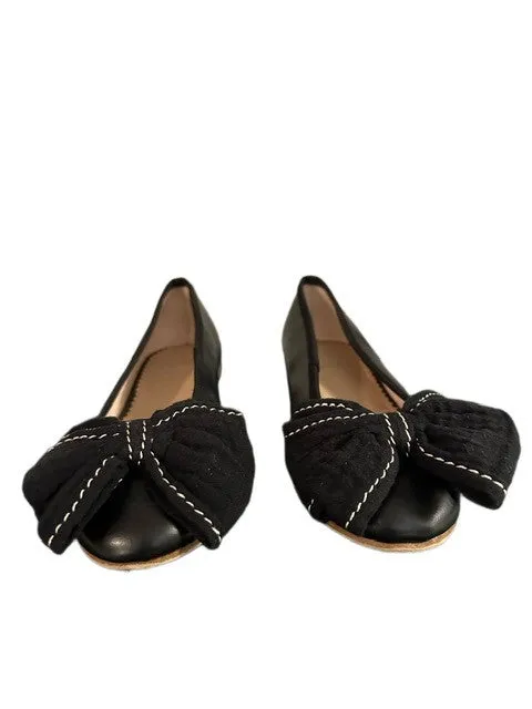 ZARA BOW FLATS (SZ 7)